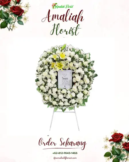 Krans Bunga Duka Gemolong
